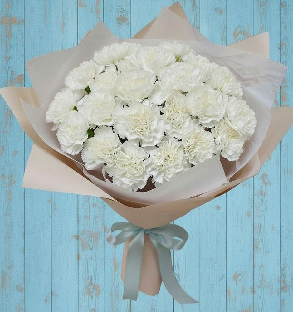 Букет цветов из: Гвоздики в Кысыл-Сыре