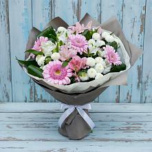 Букет цветов из:  Герберы, Альстромерии и Хризантемы #REPLACE_PRED# Кысыл-Сыре