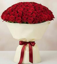 Букет 101 Красная роза Милано #REPLACE_PRED# Кысыл-Сыре