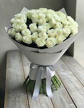 Букет 35 Белых роз в Кысыл-Сыре