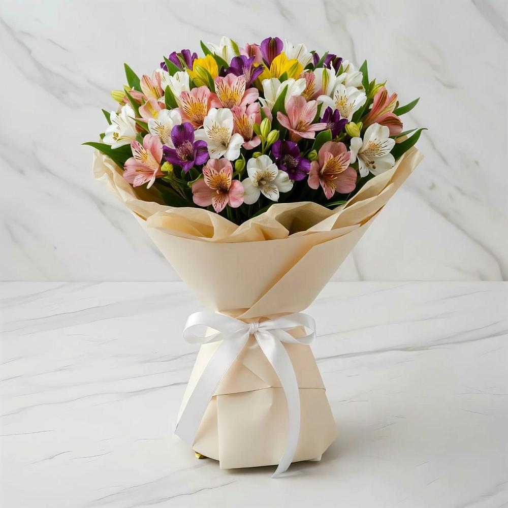 Букет цветов из: Альстромерии в Кысыл-Сыре