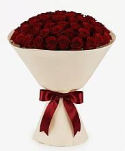 Букет 101 Бордовая роза Блэк Бакарра в Кысыл-Сыре