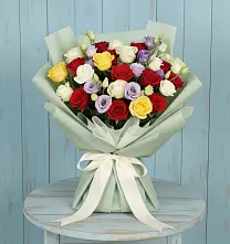 Букет цветов из:  Розы в Кысыл-Сыре