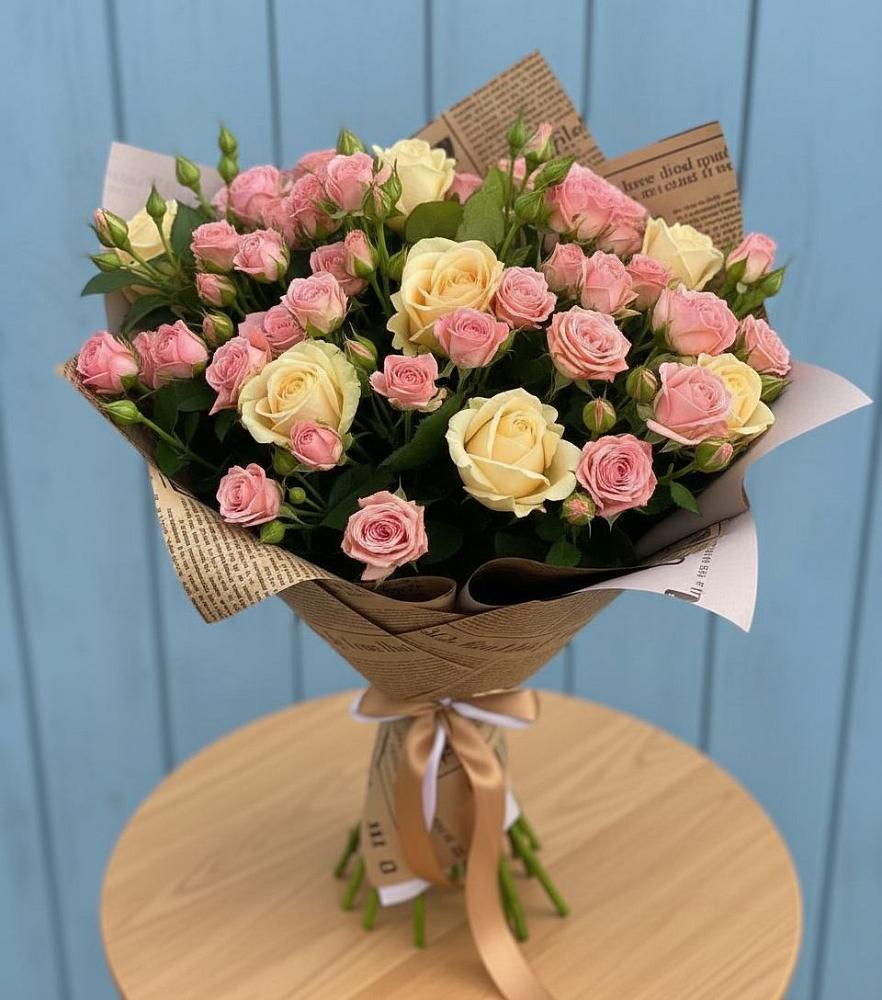 Букет цветов из: Розы в Кысыл-Сыре