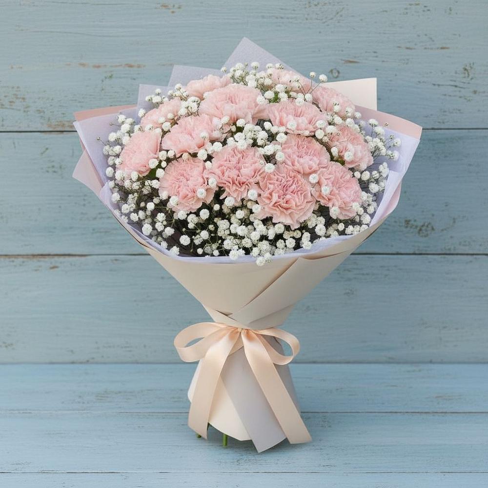 Букет цветов из: Гвоздики в Кысыл-Сыре