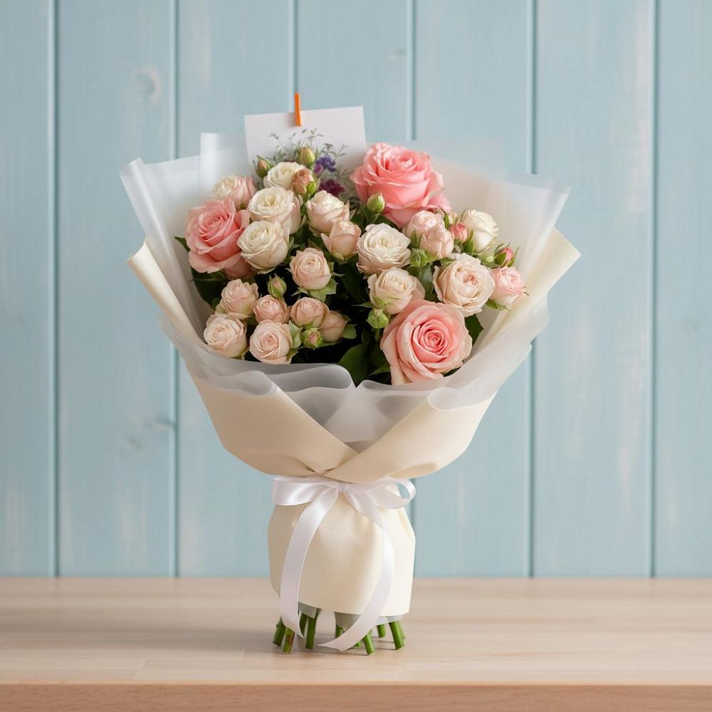 Букет цветов из: Розы в Кысыл-Сыре