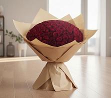 Букет 101 Красная роза в Кысыл-Сыре