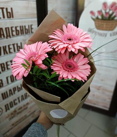 Букет цветов из: Герберы в Кысыл-Сыре