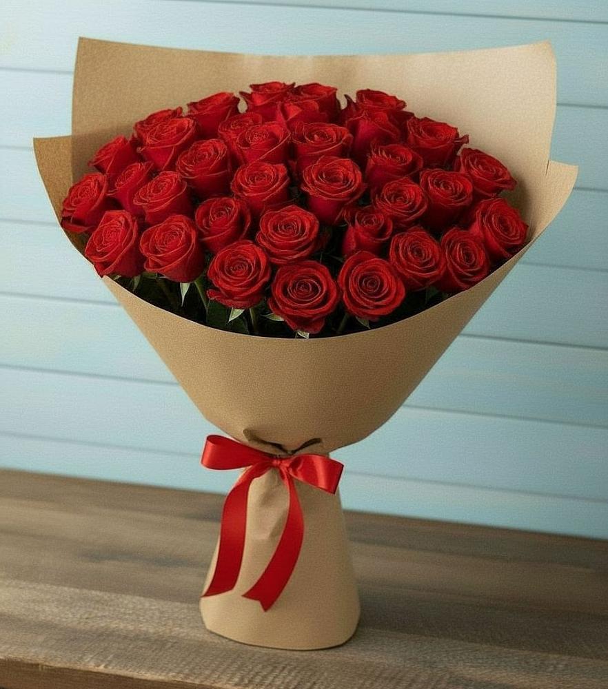 Букет Красные розы Милано в Кысыл-Сыре