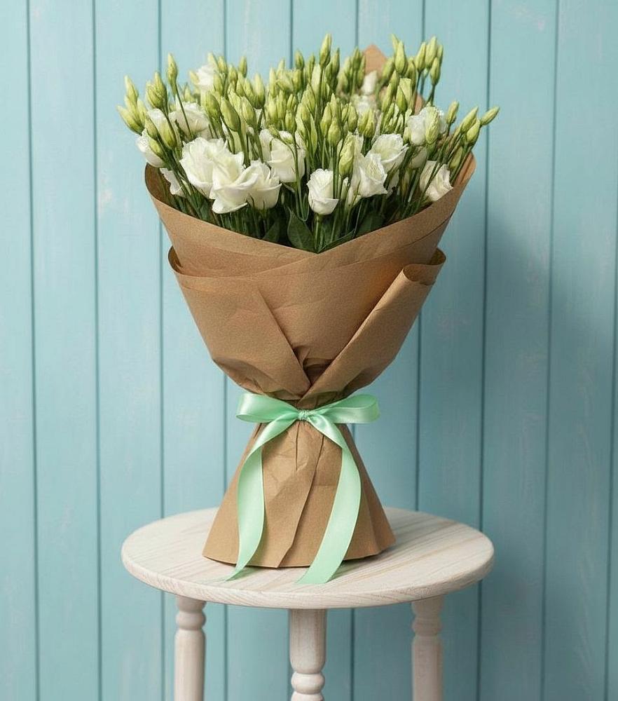 Букет цветов из: Лизиантусы в Кысыл-Сыре