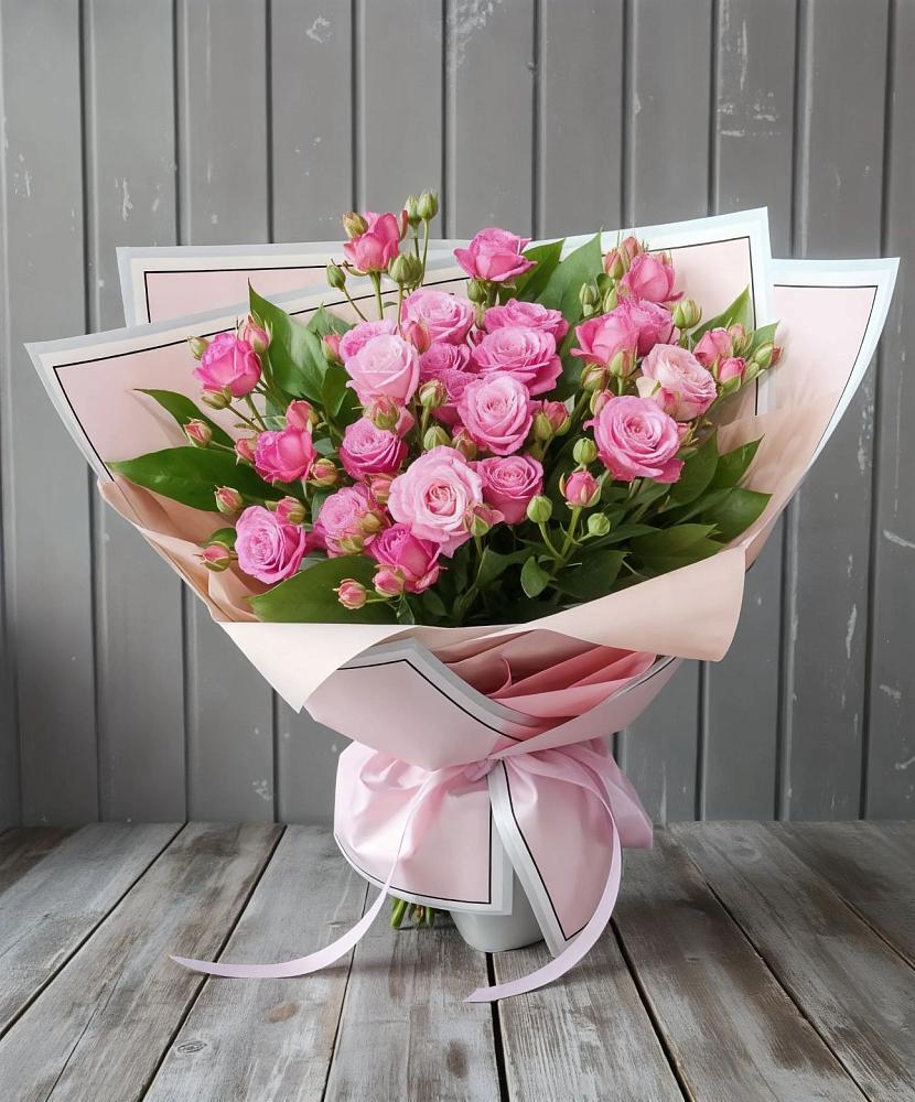 Букет Розовый кустик в Кысыл-Сыре