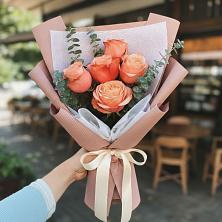 Букет цветов из:  Розы в Кысыл-Сыре