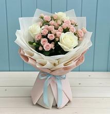Букет цветов из:  Розы в Кысыл-Сыре