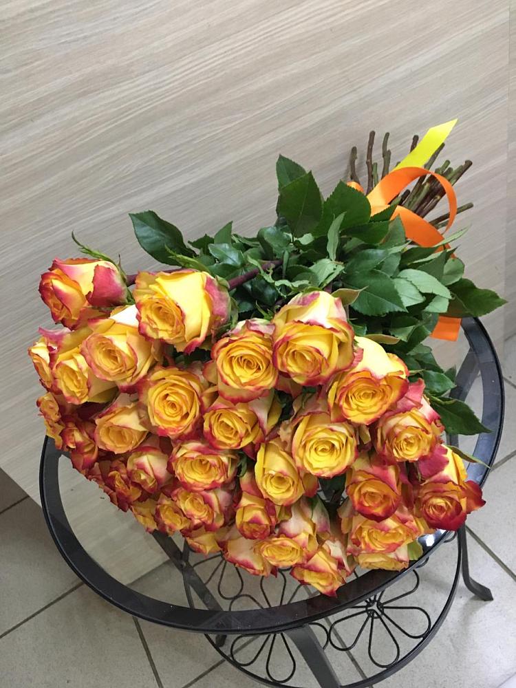 Букет Желтые розы в Кысыл-Сыре