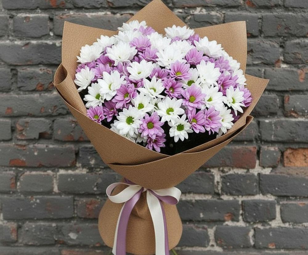 Букет цветов из: Хризантемы в Кысыл-Сыре