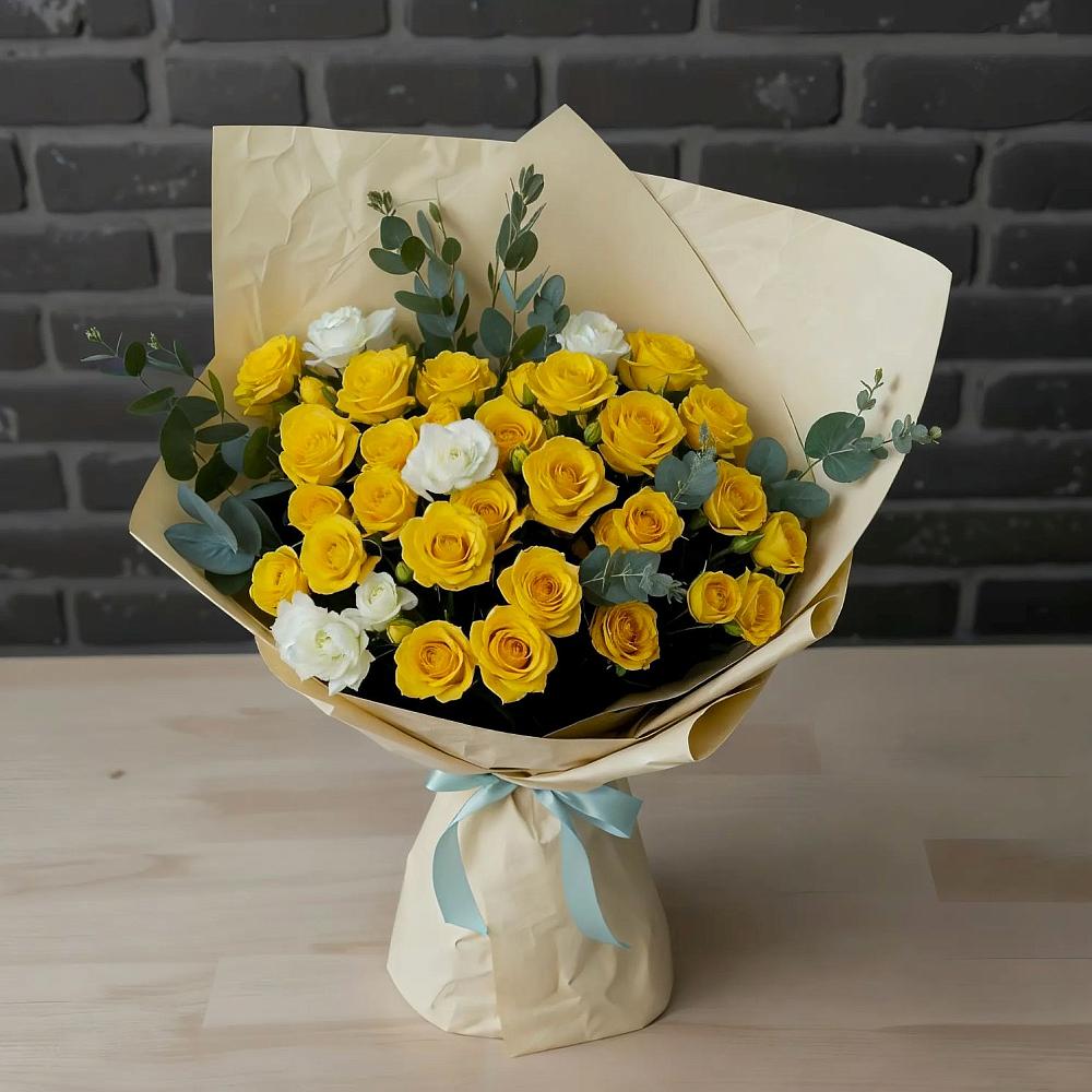 Букет цветов из: Розы в Кысыл-Сыре