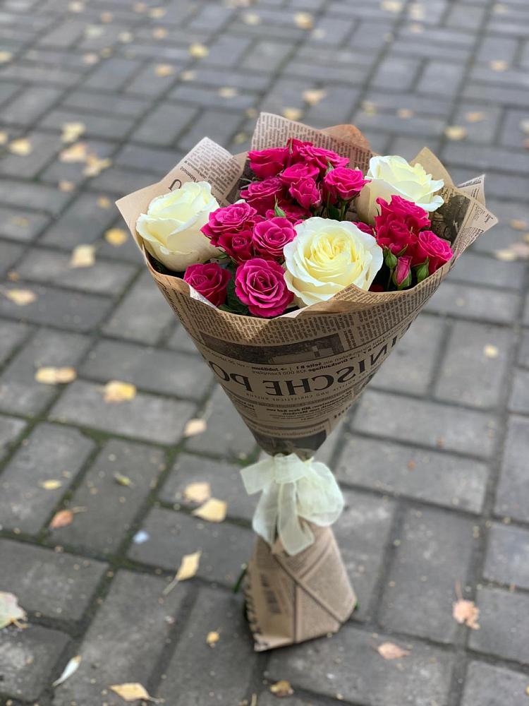 Букет цветов из: Розы в Кысыл-Сыре